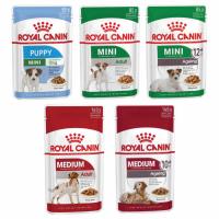 Royal Canin อาหารเปียกสำหรับสุนัขพันธุ์เล็ก/พันธุ์กลาง ขนาด 85 - 140 กรัม