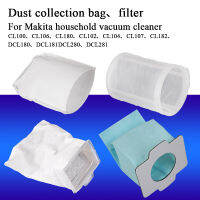 ถุงเก็บฝุ่น HEPA Filter Prefilter กรองกระดาษสำหรับ Makita CL100/102/104/106/107 DCL180/181/280/281 อะไหล่เครื่องดูดฝุ่น-GEIWH MALL