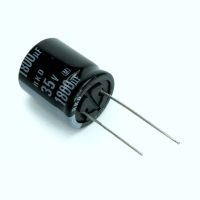 Capacitor คาปาซิเตอร์ C ตัวเก็บประจุ 1800uF 35V 125°C ขนาด 18x20 mm. ยี่ห้อ Elna ✵ Chittronix ✵