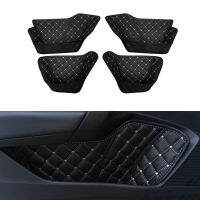 Volkswagen Santana Car Door Storage Mat Door Slot Mat Interior Accessories Leather Material 4 pack for 2013-2022 Model