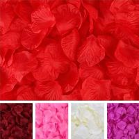 100/500/1000pcs Artificial Silk Fabric Rose Flower Simulation Rose Petals For Wedding Party Decor Fake Flower Petal Decorative