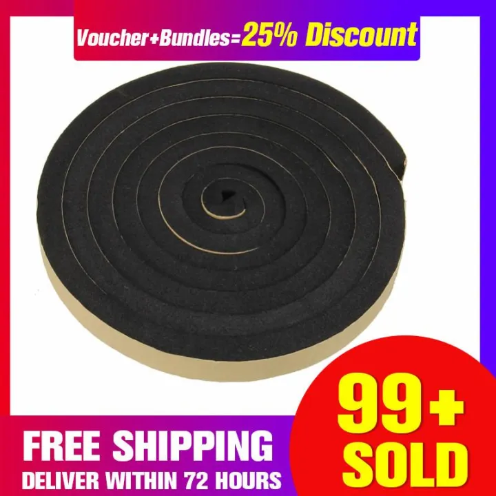 DIY Strong Self Adhesive Foam Sealing Tape Strip Rubber Window Door
