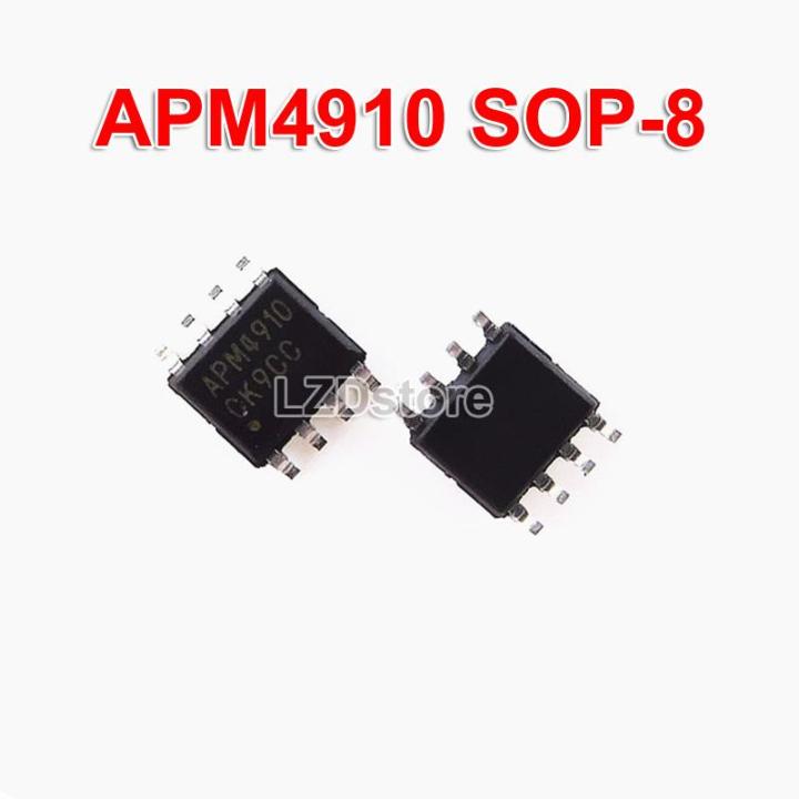 10ชิ้น APM4910 SOP-8 APM4910KC-TRL APM4910KC APM4910K SOP8ของแท้ใหม่