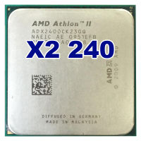 Original CPU AMD Athlon II X2 240 CPU 2.8GHz ซ็อกเก็ต AM3 AM2โปรเซสเซอร์65W 4000MHZ Pib Dual Core 1