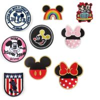 Mickey Minnie Embroidered Applique Ironing Sewing Clothing Thermoadhesive Patches