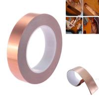 15mm 30M Roll Single Conductive Electric Guitar Copper foil Tape with Shield Magnetic for Refrigerator Electron Bridges Adhesives  Tape