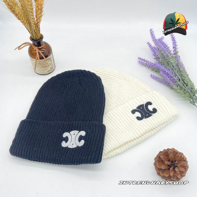 หมวกไหมพรม หมวกแฟชั่น CE แบบ2 สี ใส่หน้าหนาว คุณภาพดี 100% ใส่ง่าย สะดวกสบาย สินค้ามีพร้อมจัดส่ง Unisex Autumn Winter Beanies Fashion Hat 2022