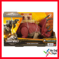 Mattel Jurassic World Wild Roar Diabloceratops จูราสสิค เวิร์ลด์ ไวลด์ รอร์ เดียโบลเซอราทอปส์ ฟิกเกอร์