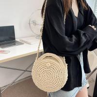 【Ready Stock】 ✇ C23 New Women Round Rattan Wicker Straw Woven Crossbody Beach Bag