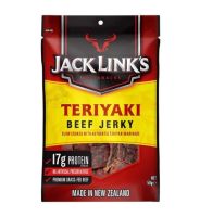 Jack Links Beef Jerky Snacks Teriyaki 50g. แจ็ค ลิงค์ส ขนม เนื้อวัวอบแห้ง รสเทอริยากิ 50กรัม