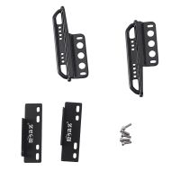 RCXAZ 2PCS Metal Rock Sliders Side Pedal for 1/24 RC Crawler Car Axial SCX24 Jeep Wrangler JLU Deadbolt Bronco Upgrade Parts