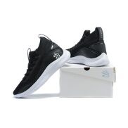 HOT Original UA Curry- Flow- 8 Breathable Basketball Shoes Black White