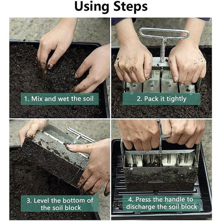 cultivator-manual-clod-manufacturing-press-ดิน-cube-อุปกรณ์-ตัวบล็อกดิน-เครื่องมือสวน-เมล็ดพืช-เครื่องมือหว่านเมล็ด-สวน-cultivator