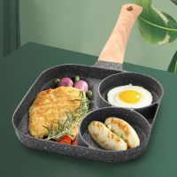 2/4 hole Frying Pot Pan Thickened Omelet Pan Non-stick Egg Pancake Steak Pan Cooking Egg Ham Pans Breakfast Maker Cookware