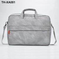 capacity 17 inch bag leather 14/15.6/17.3 this single shoulder