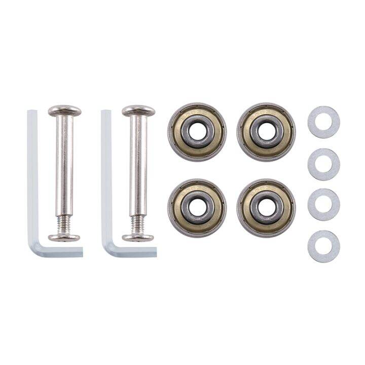 50-x-22-mm-set-of-2-luggage-suitcase-replacement-wheels-pu-swivel-caster-wheels-carbon-steel-bearings-repair-kits