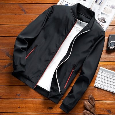 CODTheresa Finger Ready Stock Mens Jacket High Quality Casual Windproof Quick-drying Waterproof Baseball Jacket Windbreaker