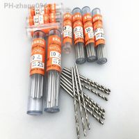 10pcs 0.5 to 5.2mm HSS 4241Twist Fine Drill Straight Shank Drill Micro Straight Shank Wood Tools for Electric Drills Twist drill