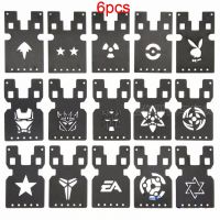 เครื่องจับ CNC 6ชิ้นเครื่องจับอัตโนมัติ Piatti Coda Altalena Parti 15474/95383/95204 Di Plastica Di Collegamento Tamiya Mini 4WD Moo