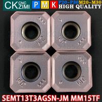 SEMT13T3AGSN-JM MM15TF 13T3 AGSN JM เครื่องมือหัวตะไบคาร์ไบด์ MM15TF เครื่องกลึงเกลียว CNC ตัดเครื่องกลึงโลหะ Indexable