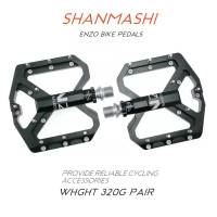 Shanmashi Bike Pedals 3 Sealed Bearings Non-Slip Platform Bicycle pedal Flat Alloy for Mountain Road MTB Fixie Accessories