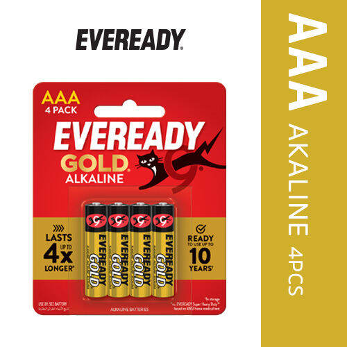 Eveready Gold® 4pc Alkaline Aaa Lazada 8211