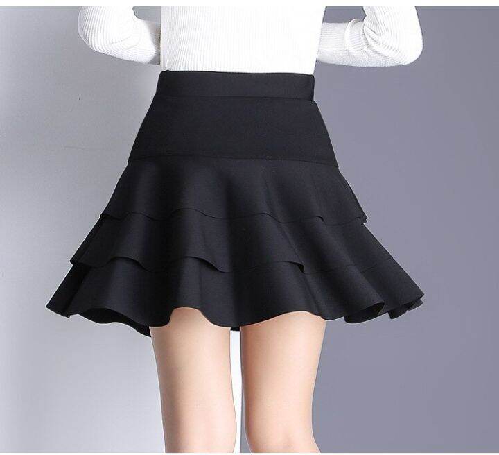 casual-mini-stretch-waist-flared-plain-pleated-skater-skirt-harajuku-vintage-black-women-korean-fashion-clothing-tennis-skirts