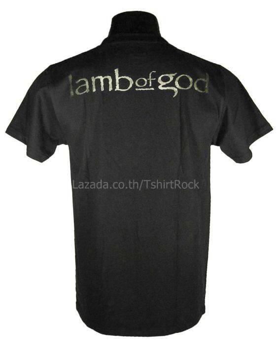 เสื้อวง-lamb-of-god-แลมบ์-ออฟ-ก็อด-ไซส์ยุโรป-เสื้อยืดวงดนตรีร็อค-เสื้อร็อค-log1685-ส่งจาก-กทม