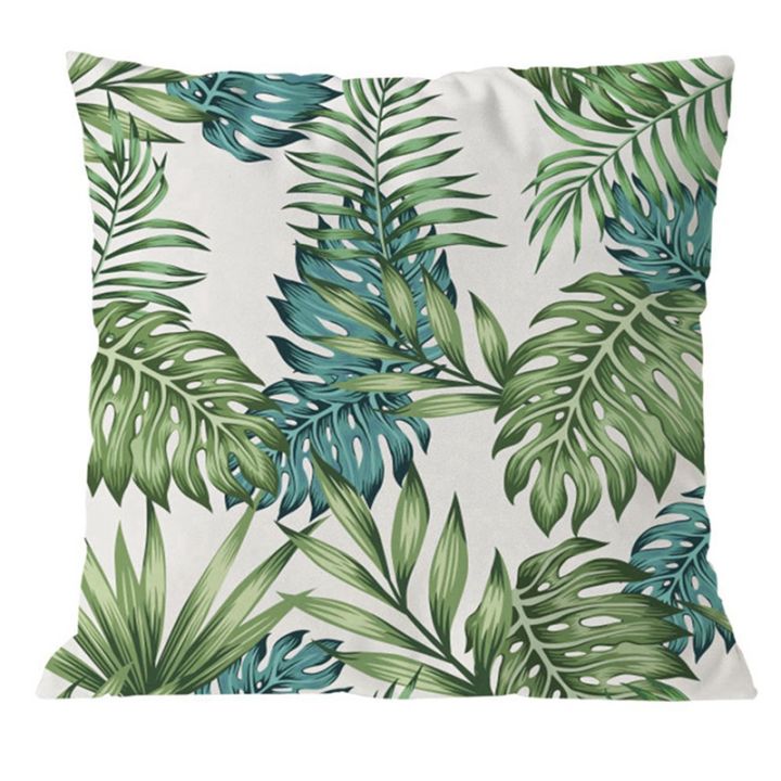 8pcs-plant-cushion-cover-tropic-tree-green-throw-pillow-cover-palm-leaf-decorative-pillows-flower-cushion-cover-45x45cm