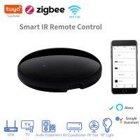 ☄✆❈ Tuya ZigBee 3.0 inteligentny pilot na podczerwień uniwersalny pilot na podczerwień do inteligentnego domu wsparcie Smart Life Alexa Google Home