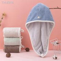 ☍✣ Shower Cap Magic Microfiber Hair Quick Drying Dryer Towel Bath Wrap Cap Quick Hat Turban Dry Hair Bonnet Wearable Towel