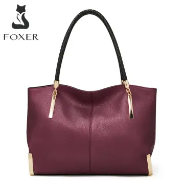 Foxer Women's Designer Leather Tote Bag