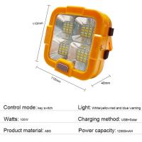 แม่เหล็ก Led ชาร์จซ้ำได้พลังงานสูงไฟสปอตไลท์แบบพกพาไฟฉายแสง Led ซ่อมกลางแจ้ง