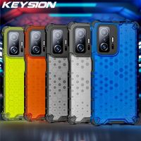 KEYSION เคสกันกระแทกสำหรับ Xiaomi Mi 11T 11T Pro 5G รังผึ้งฝาหลังโทรศัพท์สำหรับ Xiaomi Mi 11 Lite 5G