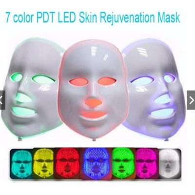 [COD]7สี LED Facial Neck Anti-Wrinkle Device Skin Rejuvenation