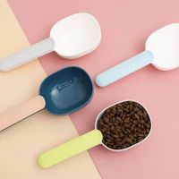 Multifunctional Rice Spoon Kitchen Digging Flour Rice Flour Spoon Household Plastic Long Handled Pet Food Measuring Spoon