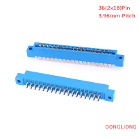 DONGLIONG ตัวต่อขอบการ์ด1x 2X18พิน36ขาสีทองช่องเสียบแผง PCB บัดกรี