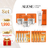 [FOR FEED VOTING][not for sale]ALESE เซ็ตบำรุงผิว เจลล้างหน้าสูตรอ่อนโยน ครีมบำรุงผิว พร้อมครีม&amp;เซรั่มขนาดพกพา (30g*3+7ml*4+7g*4+100ml)