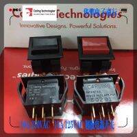 卐﹍☒ U.S. Carling Technologies warping rocker ship type switch 10A250V power supply 6 feet 3 gear RED BLACK --2pcs/lot