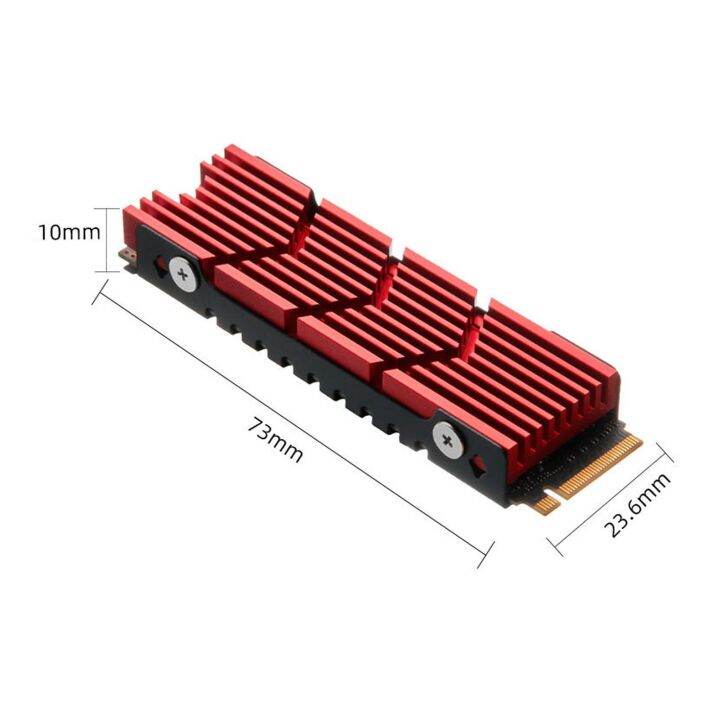 M.2 Heatsink 3 Thermal Pads Double Sided NVME 2280 SSD Heat Sink for M.2 PCIE NVMe SSD for PC
