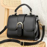 [COD] Cross-border fashion womens bag 2022 summer new Korean soft leather shoulder Messenger square wholesale