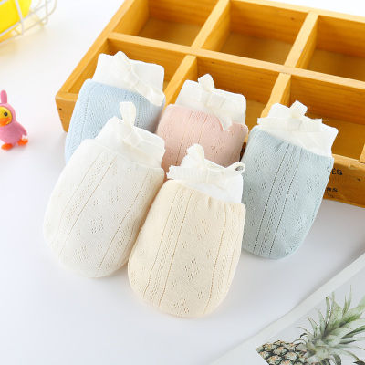 Mododo เด็กถุงมือเกาปรับสีบริสุทธิ์อ่อนนุ่มผ้าฝ้าย Breathable ทารกอุปกรณ์1คู่ทารกแรกเกิดถุงมือเด็กถุงมือ