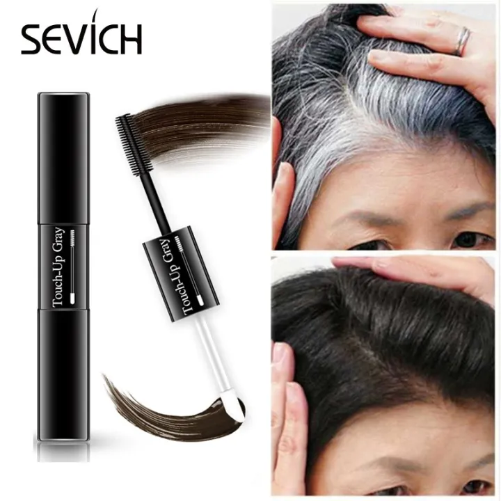 Fast Temporary Hair Dye Stick Instant Cover Up Root Double ENDS Design  (Sevich) Hair Color Modify Cream Black, Brown, Coffee Hair Dye Pen | Lazada  PH