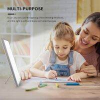 12000 Lux LED SAD Tpy Mood Light 3200K 5500K Daylight Timming 3โหมด5V จำลองธรรมชาติ Cure ตามฤดูกาล Affective Disorder2023