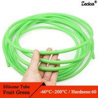 1/5/10M Food Grade Fruit Green Silicone Rubber Hose 2x4mm 3x5mm 4x6mm 5x7mm 6x8mm Flexible Nontoxic Silicone Tube