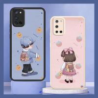 advanced protective Phone Case For OPPO A52/A72/A92 luxurious Cartoon funny leather Silica gel creative Anti-knock cute