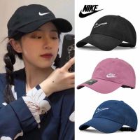 2023℡◆❡ Hats Mens Korean Style Trendy Brand Sun Hat Summer Sun Protection Cotton Soft Top Peaked Hat Womens Big Head Baseball Hat