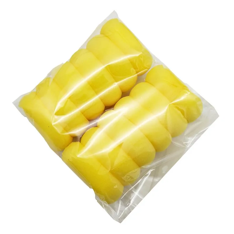 12 Pcs Yellow Round Painting Sponges Synthetic Artist Sponges Face