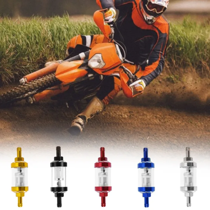 Universal Gas Fuel Filter Scooter 8mm Oil Filter Dirt Bike Motorcycle