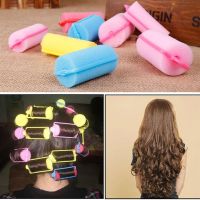 【ATG】12Pcs Buckle SoftFoamCurler Roller Easy Curling Styling Salon Barber Hairdressing HairstylingTools Kit ซื้อทันทีเพิ่มลงในรถเข็น